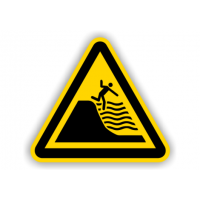 etichete pentru avertizare de abrupte plajă