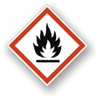 etichete cu simbolul de pericol lumina / Extrem de inflamabil