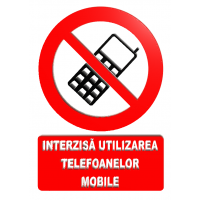 indicatoare pentru interzicerea utilizarea telefonului